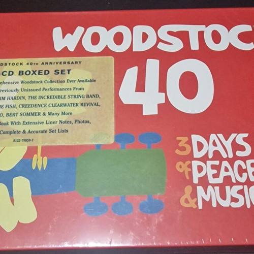 Various Woodstock 40 3 Days Of Peace & Music 6 CD Box new