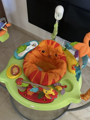 Fisher-Price λιονταράκι Jumperoo βρεφικό παιχνίδι τραμπολίνο σαν καινούργιο