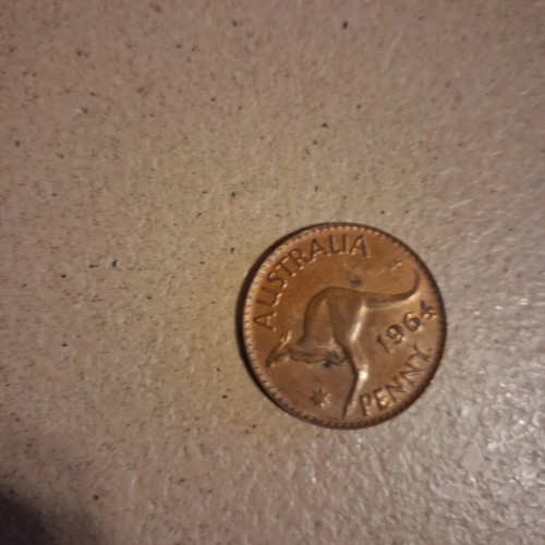 Australian Penny 1964 like new, rare collectible