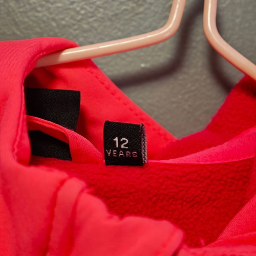 CMP Softshell Fleece Jacket for Girls 12 Years Like New, Coral Pink