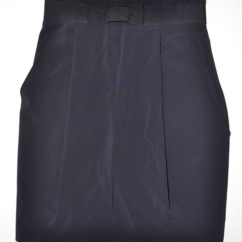 Armani Collezioni mini skirt with grosgrain ribbon waistband, size 40