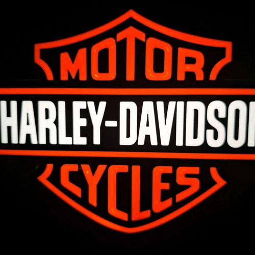 Harley-Davidson lighting set, 2 pieces