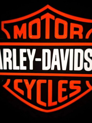 Harley-Davidson lighting set, 2 pieces