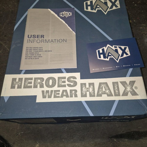 Haix Airpower XR22 safety boots size 40 like new, black