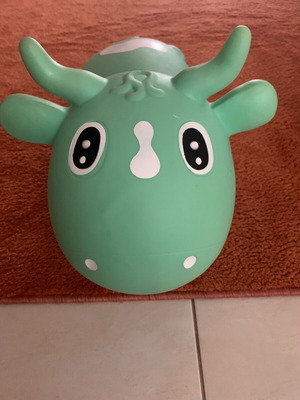 Bella the cow hop hop inflatable cow like new, green
