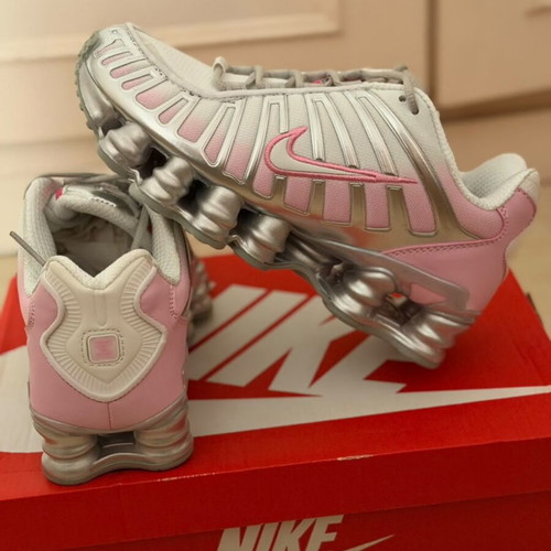 Nike Shox TL Pink and Silver New Women's Athletic Shoes Size 38
