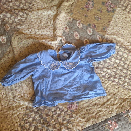 Cotton denim shirt for newborn, like new, H&M baby girl