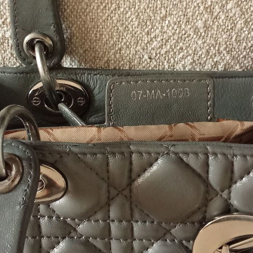 Dior Lady Dior medium handbag, grey