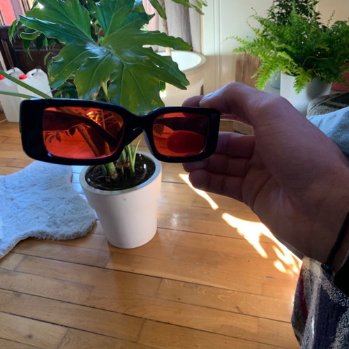 Sunglasses used, slightly worn
