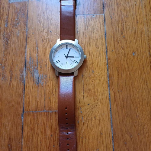 Fast Track men's wristwatch used, brown