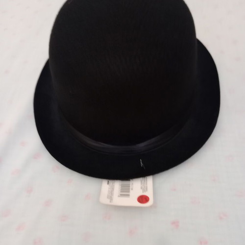 Charlie Chaplin style carnival hat new, black color