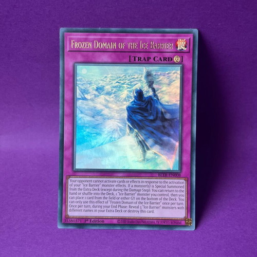 Frozen Domain of the Ice Barrier Yu-Gi-Oh! card like new