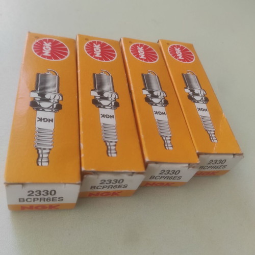 NGK BCPR6ES Spark Plugs Set of 4 New