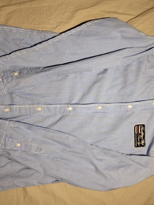 Men's shirt used, size S, blue