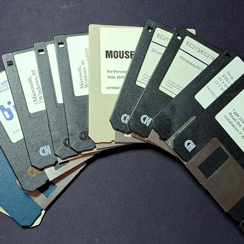 1990s Retro Software Collection used