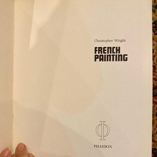 French Painting book used, English