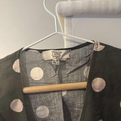 Zini boutique blouse like new, green, size M