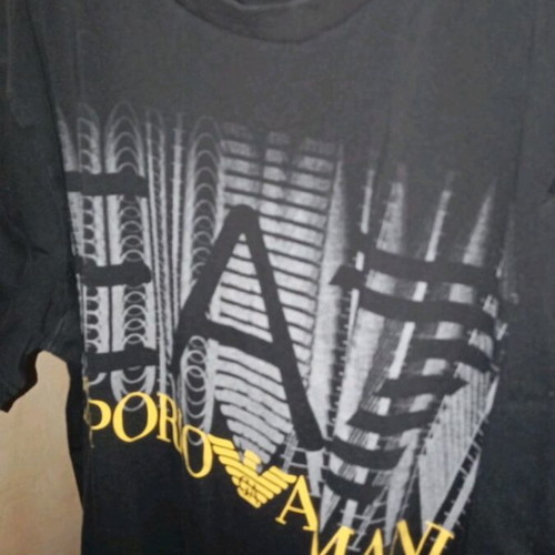 Emporio Armani EA7 men's t shirt black size medium like new