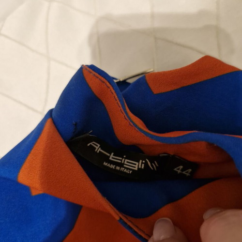 Artigli dress like new, size 44, blue and orange