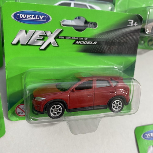 Welly toy car collection 1:64 scale, 9 pieces including Audi TT, R8, Pagani Huayra, BMW X5, VW T1, Beetle, Mazda MX5