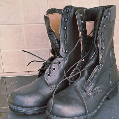 Authentic Greek Army Boots size 43 like new, leather