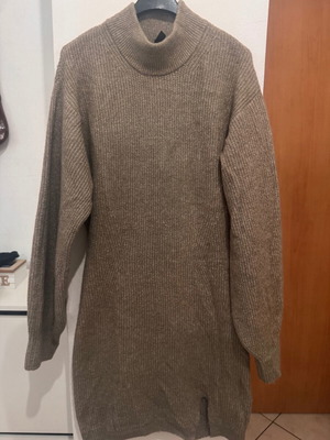 Πλεκτό φόρεμα H&M σαν καινούργιο, μπεζ, μέγεθος Large