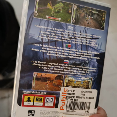 PSP games used with Grand Theft Auto and Medievil