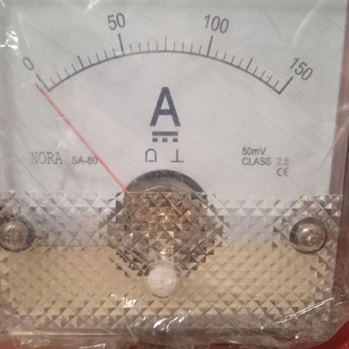 Nora SA-80 Analog Ammeter Like New