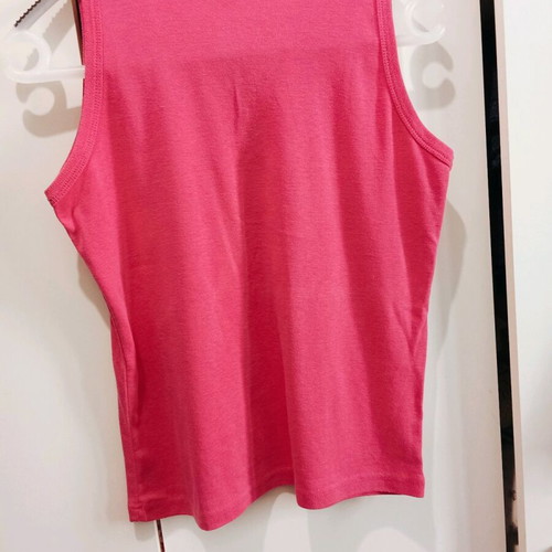 GuoDil sleeveless pink women's blouse used, size M