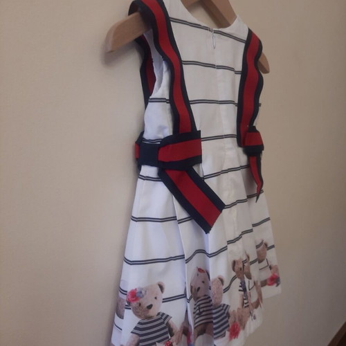 Lapin children's dress with teddy bears, like new