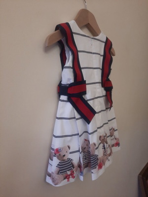 Lapin children's dress with teddy bears, like new