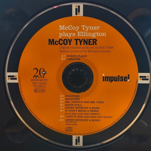McCoy Tyner Plays Ellington CD like new, jazz