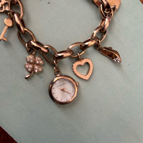 Anne Klein charm bracelet watch used with charms