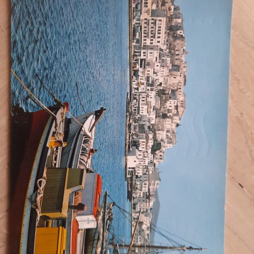 Naxos 1972 postcard used