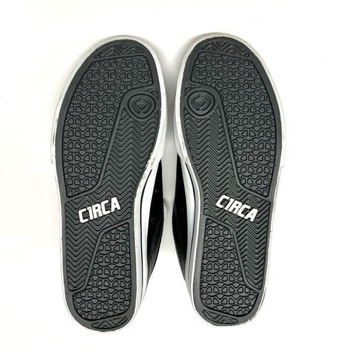 Circa AL50 skate shoes, size 40, black leather, vulcanized sole
