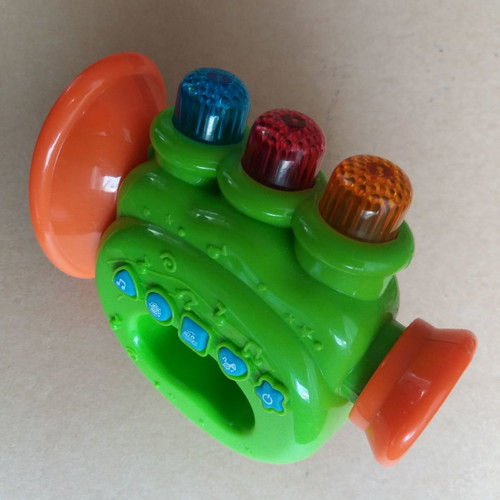 Baby trumpet with sounds and lights, new