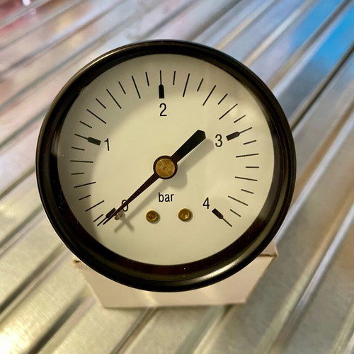 Back Pressure Gauge 0-4 bar new in factory packaging