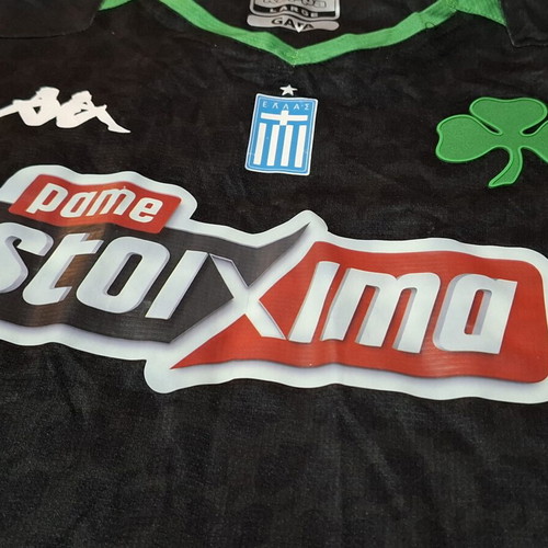 Panathinaikos 2019-20 Football Jersey Kappa Large used, authentic