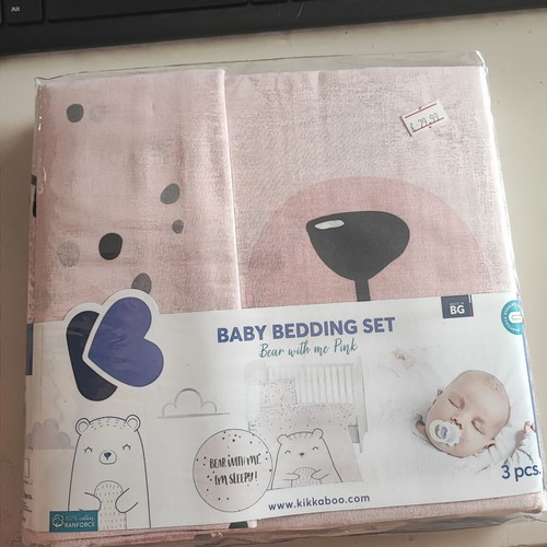Kikka boo baby bedding set 3 pcs new