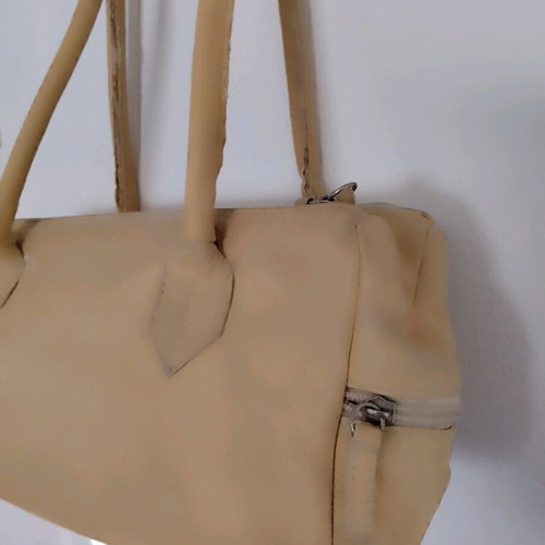 Leather summer shoulder bag like new