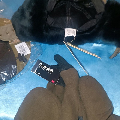 ZARK hat pack, Thinsulate gloves and fleece neck warmer Armymania new