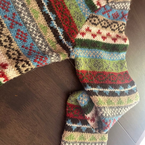 Benetton United Colors multicolor knit sweater M