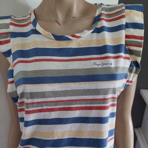 Pepe Jeans striped women's top size small like new