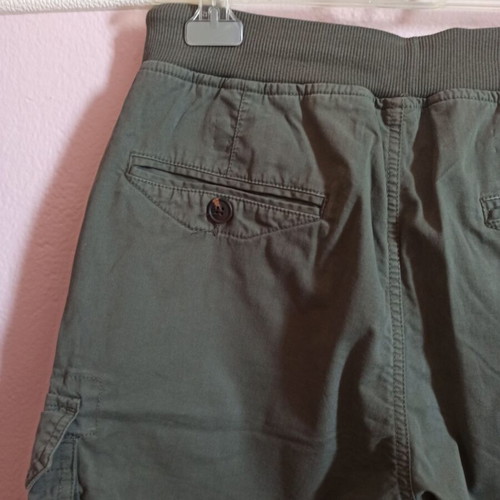 Men's cargo shorts khaki like new, size S