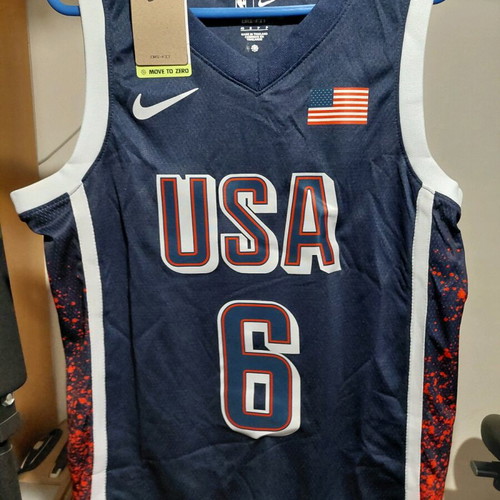 USA Olympics 2024 Jersey Lebron James Small new