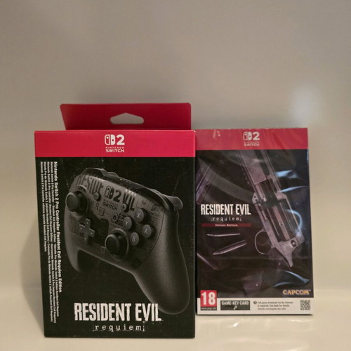 Controller Nintendo Switch 2 Resident Evil with Resident Evil Requiem Deluxe Edition game new