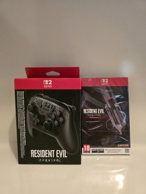 Controller Nintendo Switch 2 Resident Evil with Resident Evil Requiem Deluxe Edition game new
