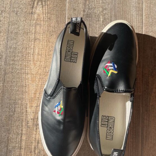Love Moschino women's shoes used, size 39, black