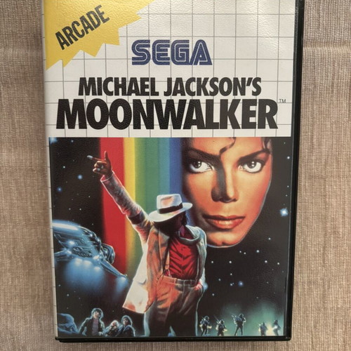 Michael Jackson's Moonwalker SEGA Master System game, complete