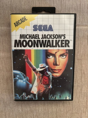 Michael Jackson's Moonwalker SEGA Master System game, complete